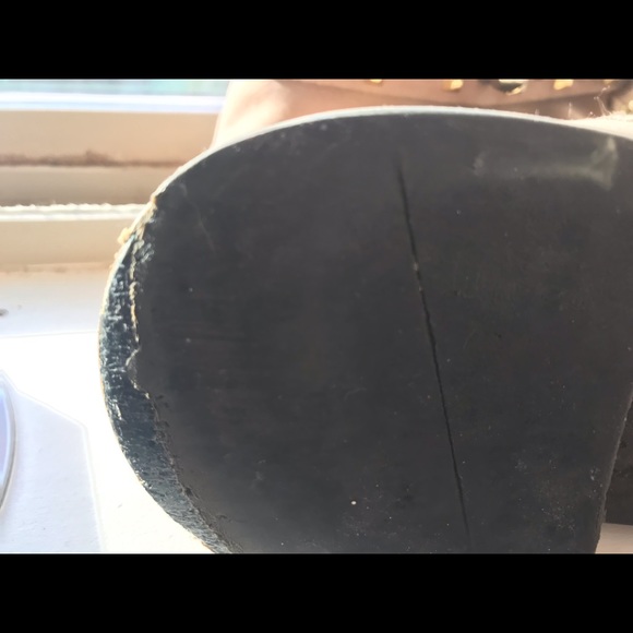 Sam Edelman booties with gold and silver accents - Picture 5 of 8